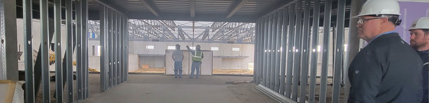 foreman inspecting construction site in Dunn County, ND